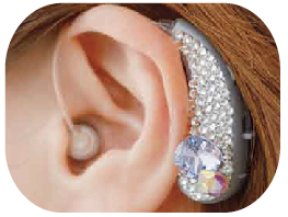 華やかで上品な耳掛け集音器イヤホース パルフェ Ef 16mp 補聴器類専門店 ラージ